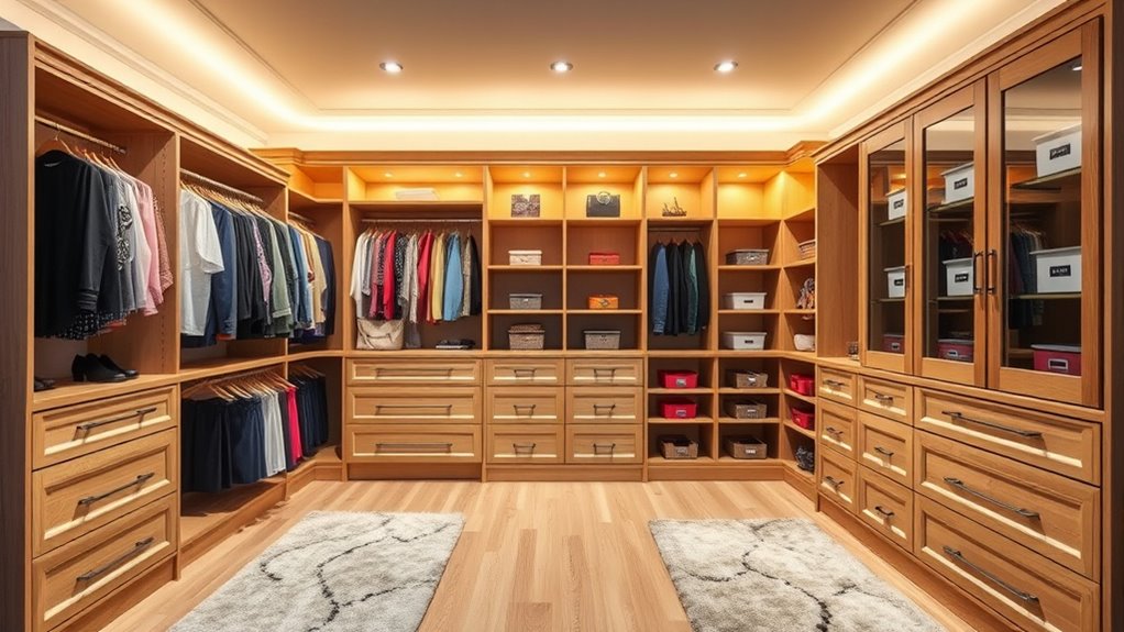 assess closet space efficiently