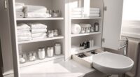 bathroom cabinet organization tips