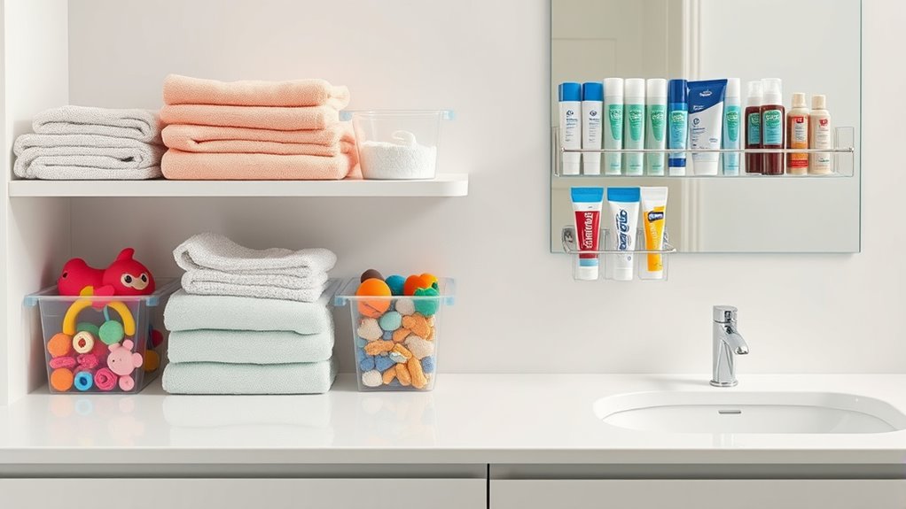 bathroom organization tips