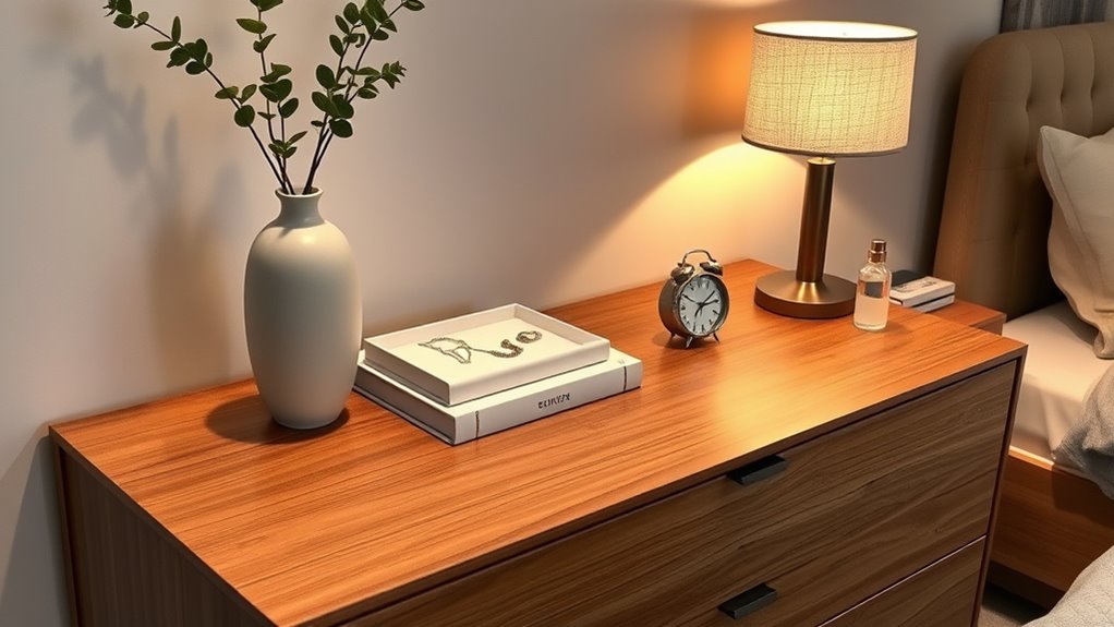 bedroom surface organization tips