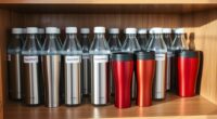 cabinet water bottle organizer