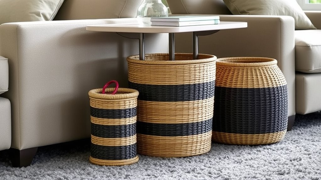 choose appropriately sized baskets
