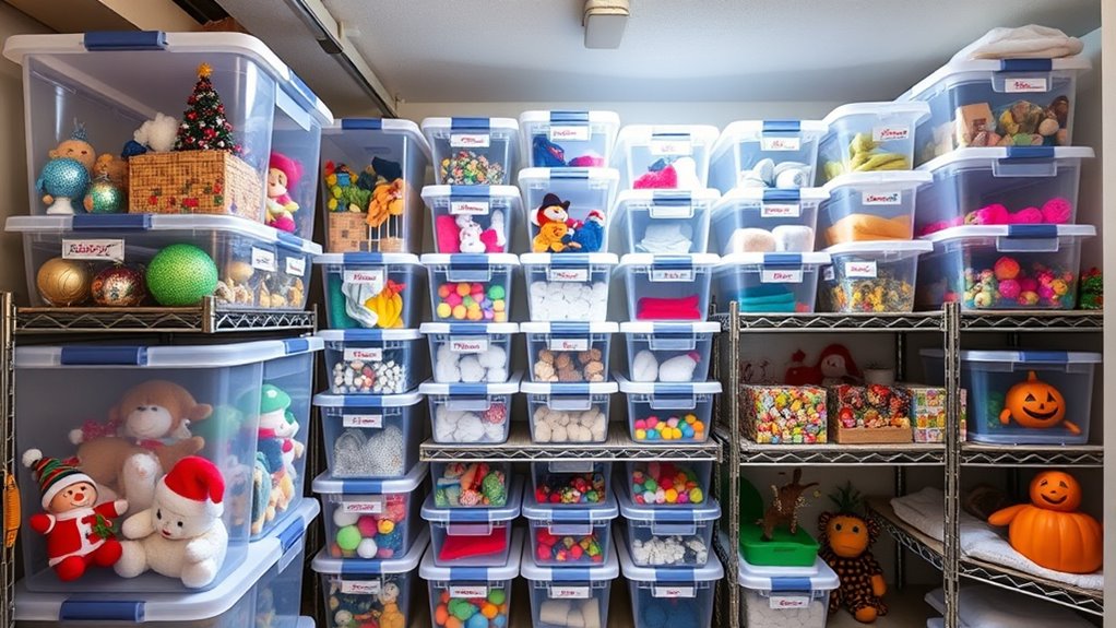 choose containers with labels