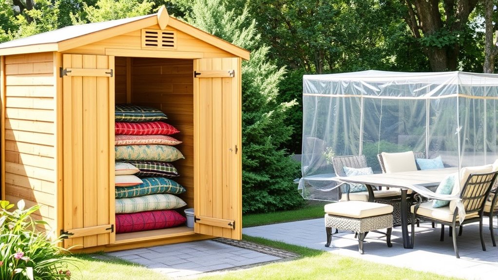 choose sheltered ventilated storage