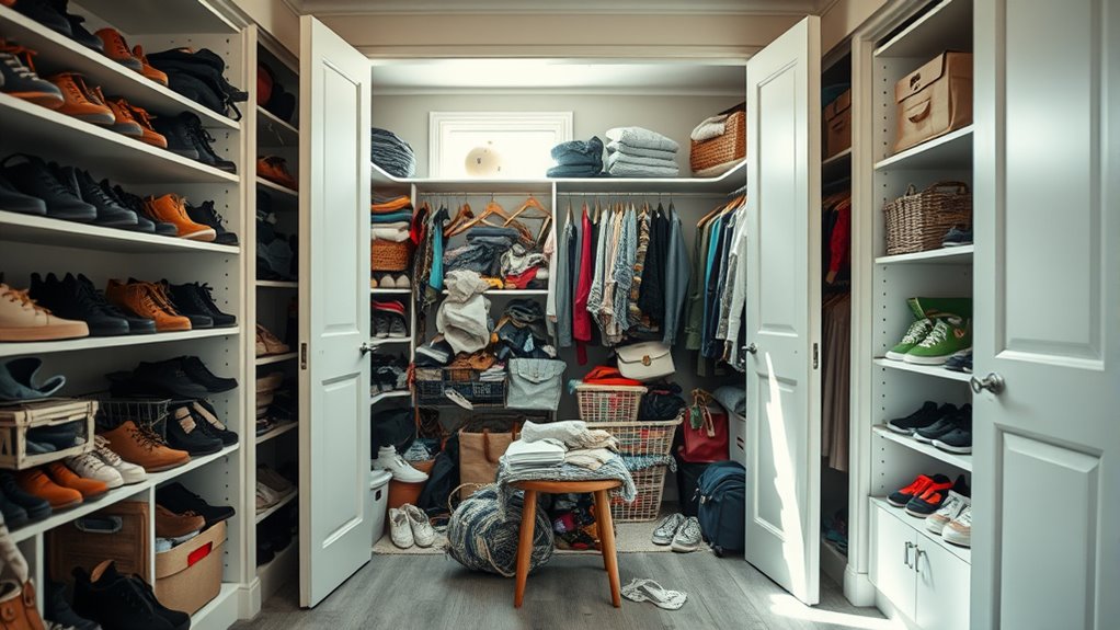 clear clean organize space