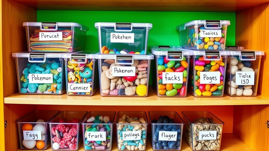 clear labels and visual aids