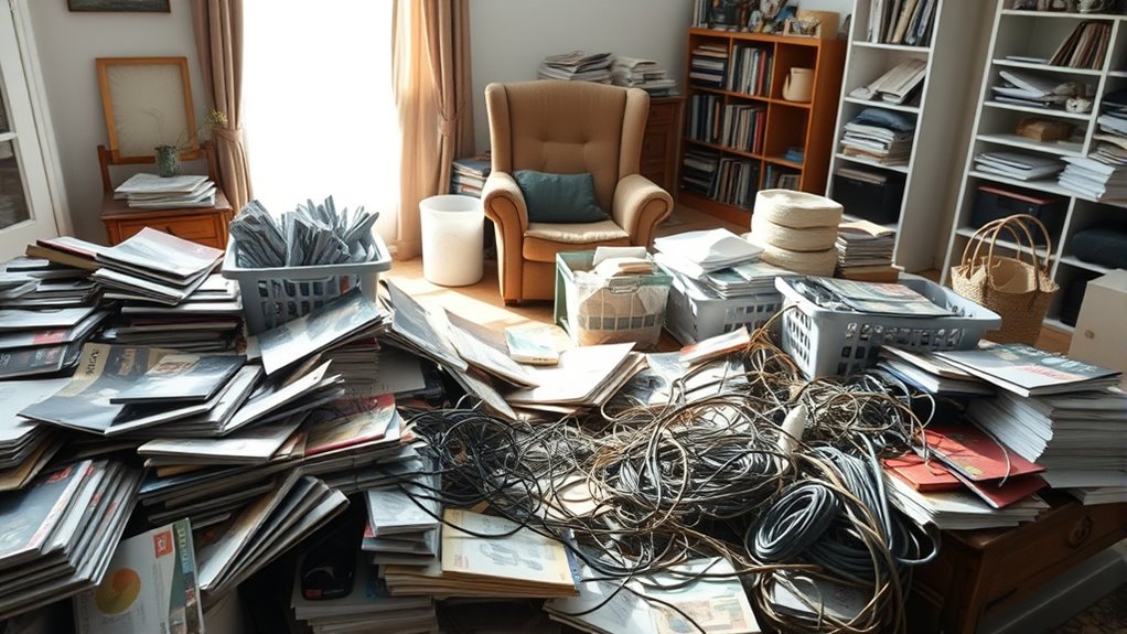 clutter hampers mental health