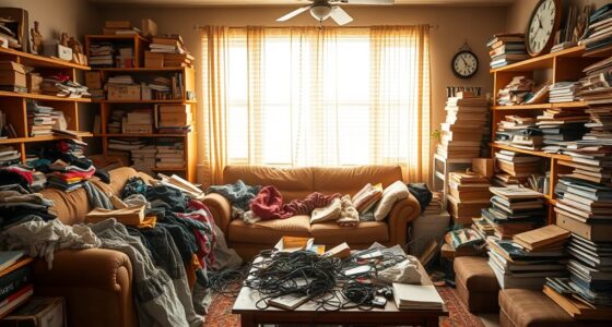 clutter wastes money time