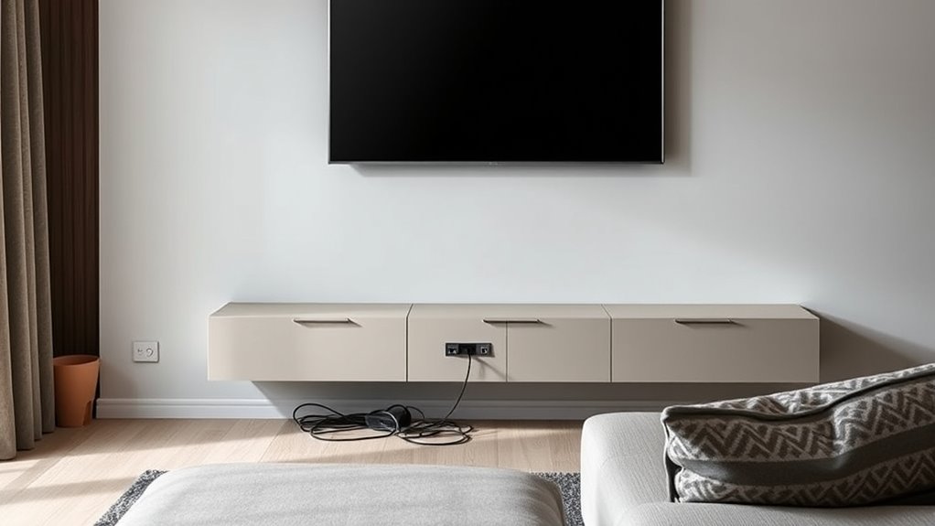 conceal and organize cords