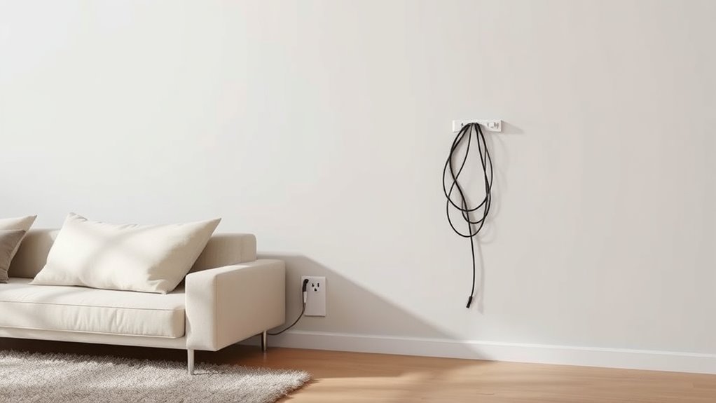 concealed stylish cord management