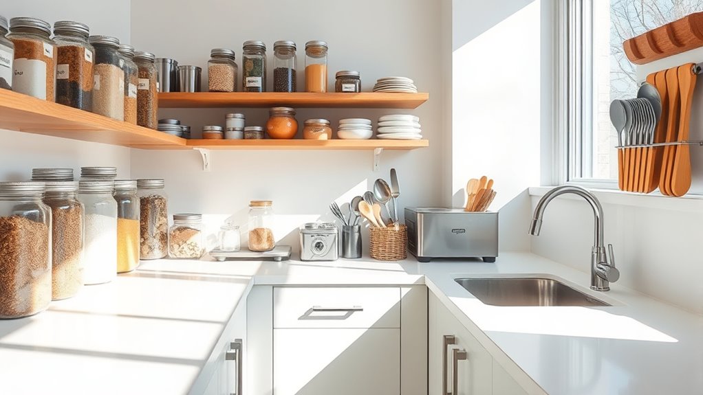 consistent cleaning and organizing