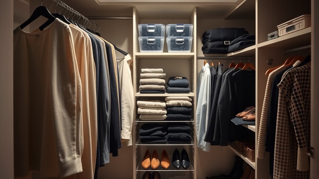 consistent closet organization habits