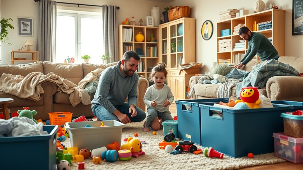 consistent decluttering routines