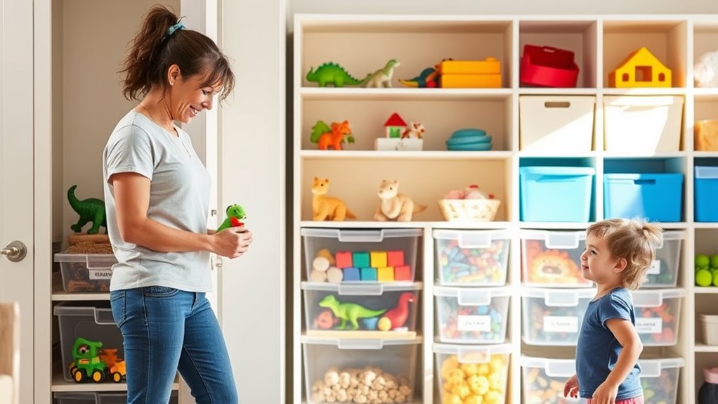 consistent decluttering schedule routine