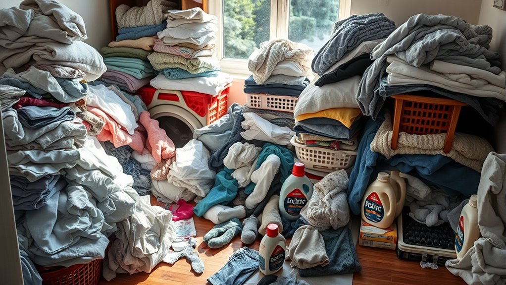 consistent laundry organization routine