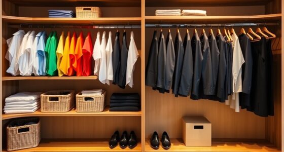 couples closet organization tips