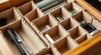 create custom cardboard organizers