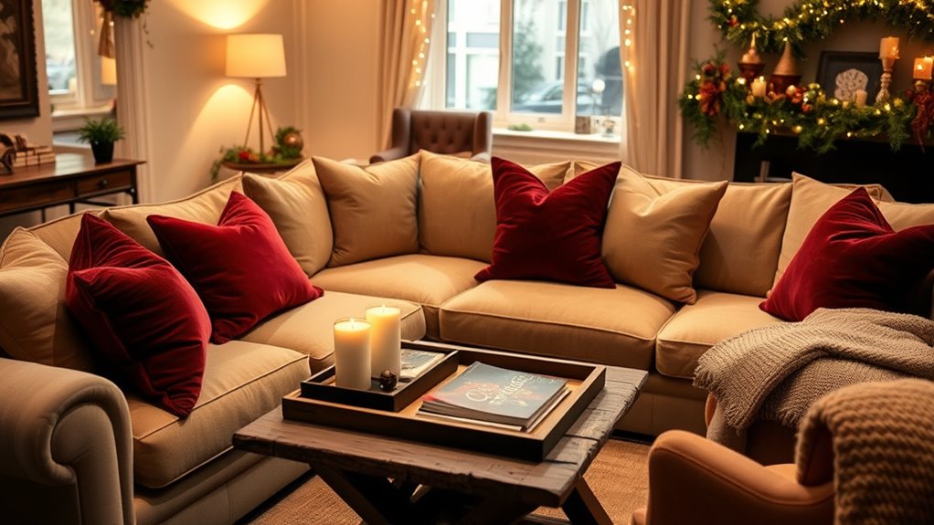 create inviting cozy lounge