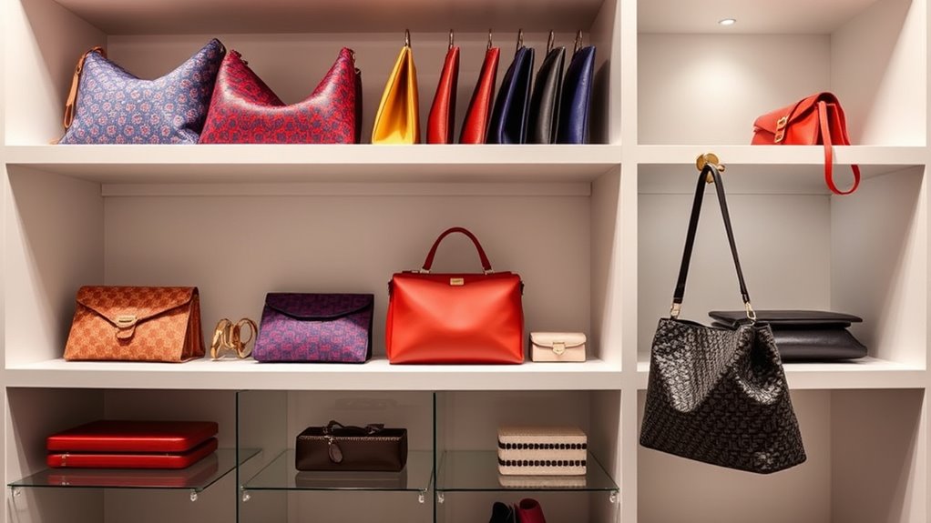 creative handbag display ideas