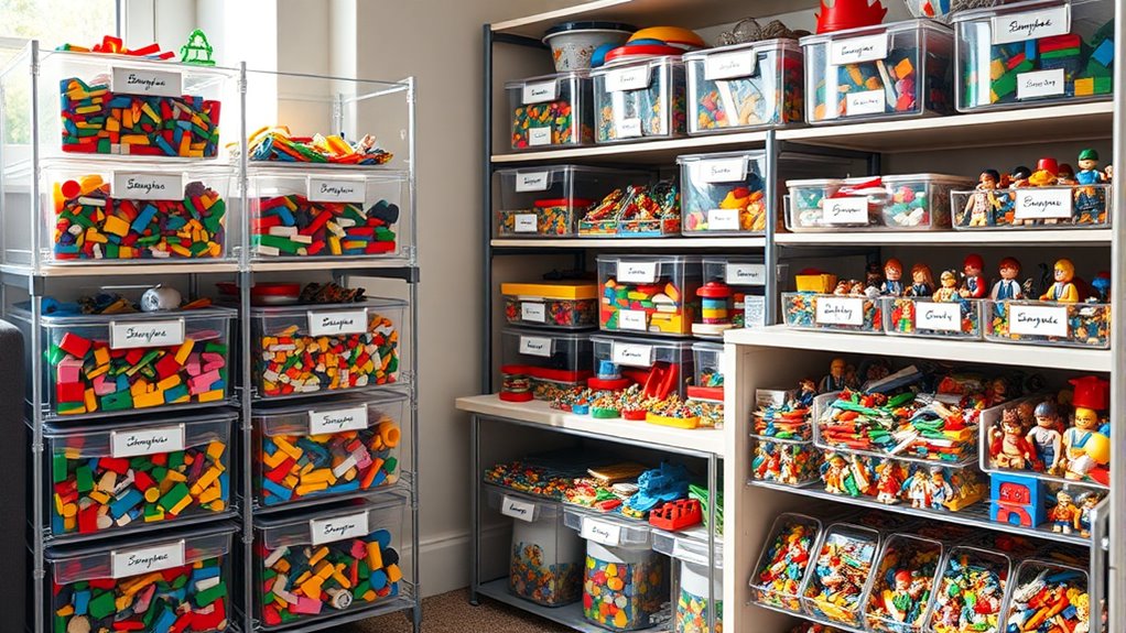 creative tiny toy organization