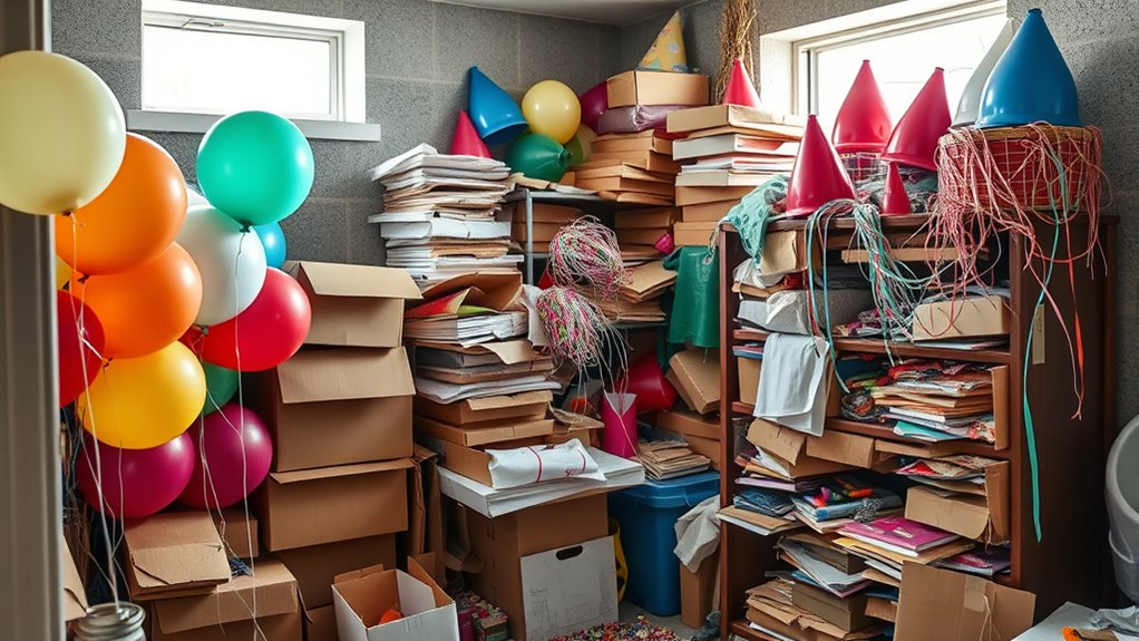 declutter and donate unused supplies