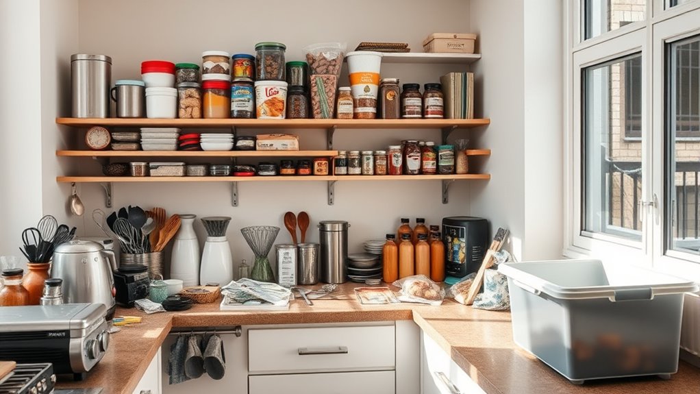 declutter organize simplify kitchen