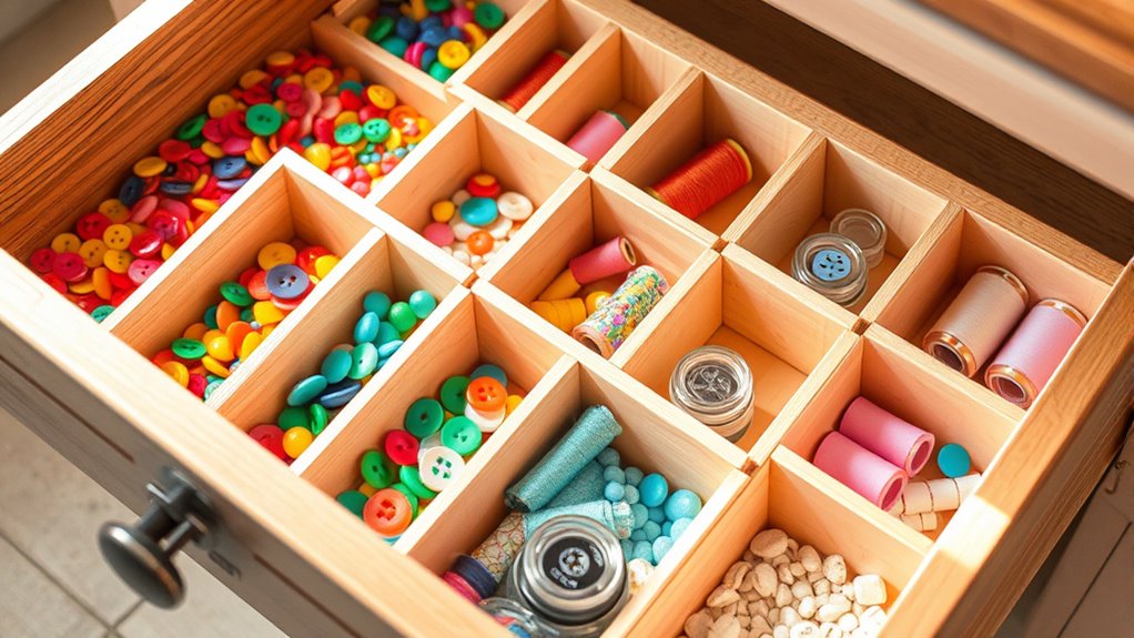 decorative drawer dividers organize supplies