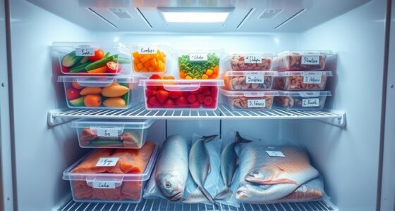 deep freezer organization tips