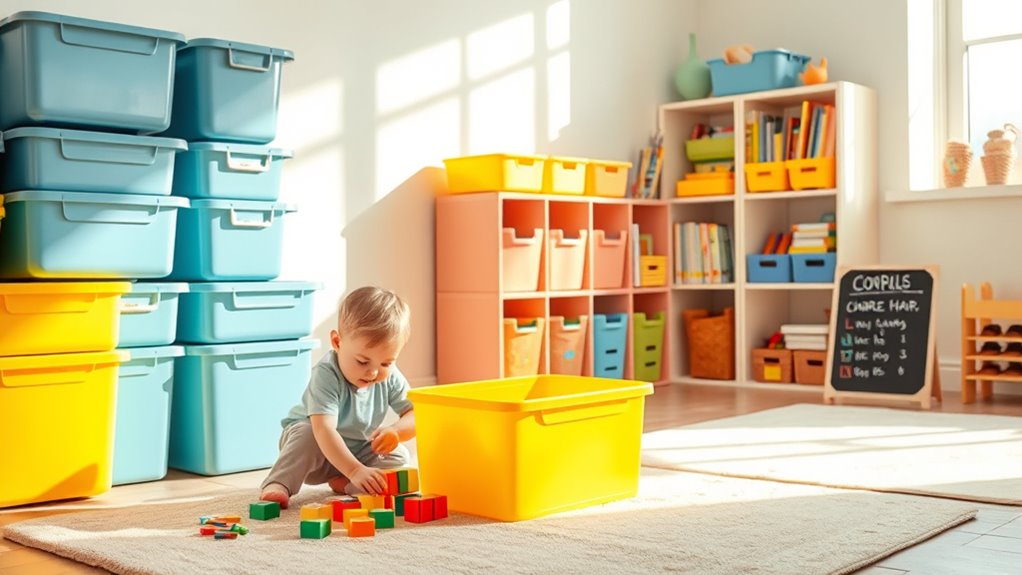 designate and organize storage