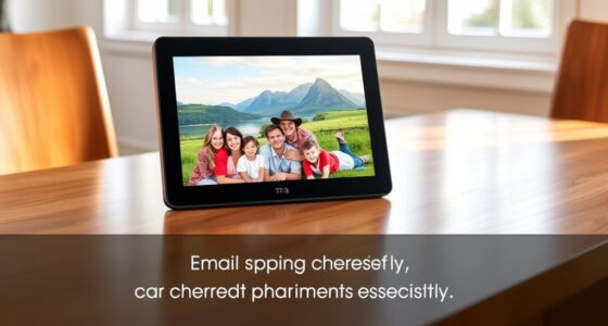 digital frames with email sharing