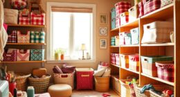 diy fabric storage solutions