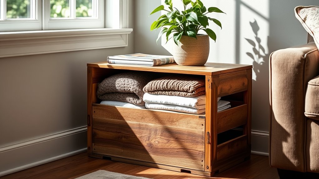 eco friendly rustic storage