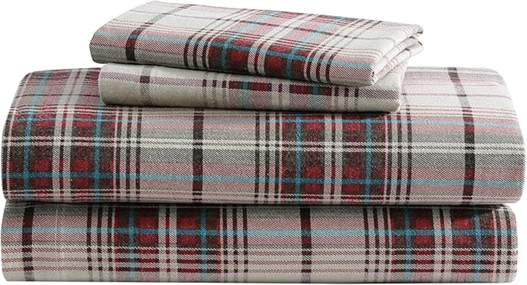 eddie bauer flannel queen sheets