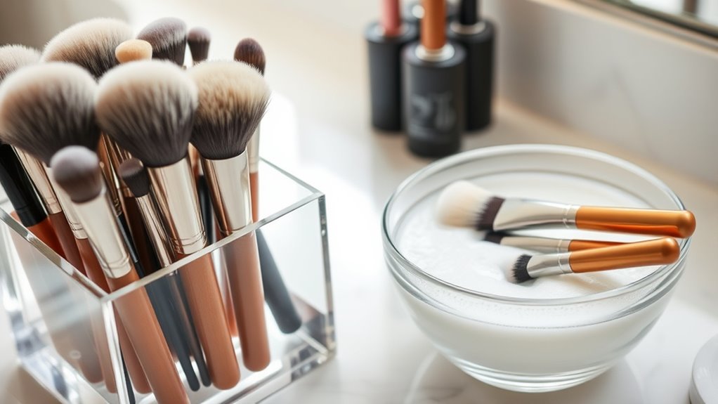 effective makeup brush cleaning techniques