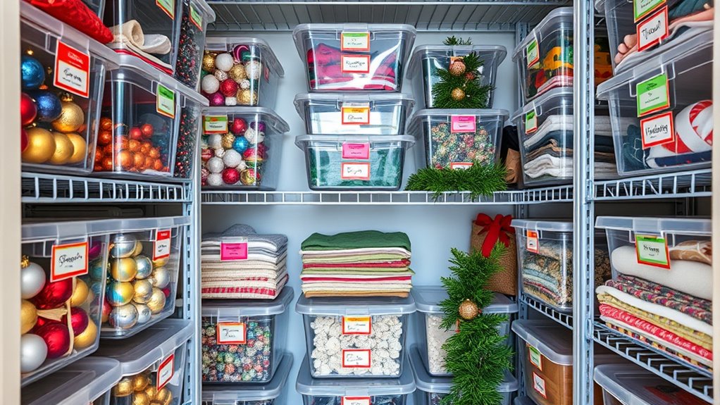 effective seasonal storage labeling