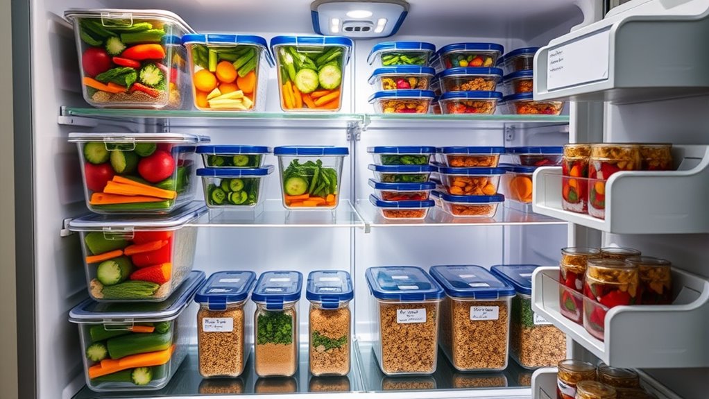 efficient meal prep storage