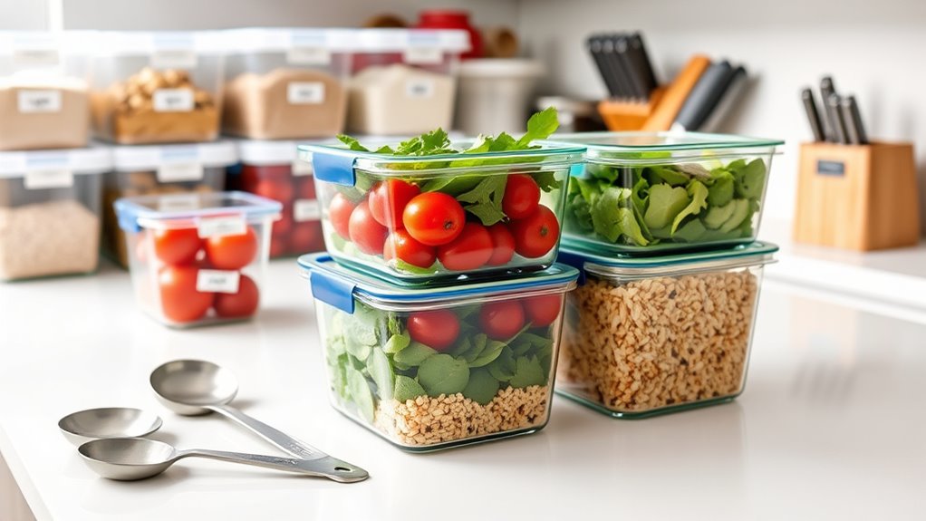 efficient organized meal storage
