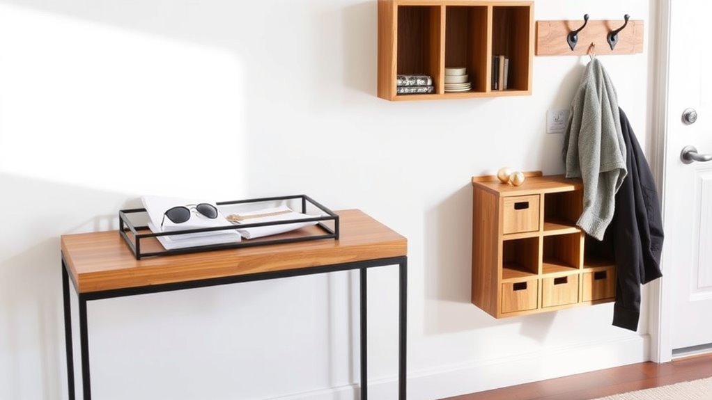 enhanced entryway storage solutions