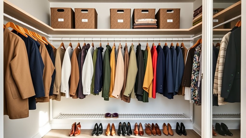evaluate closet space needs