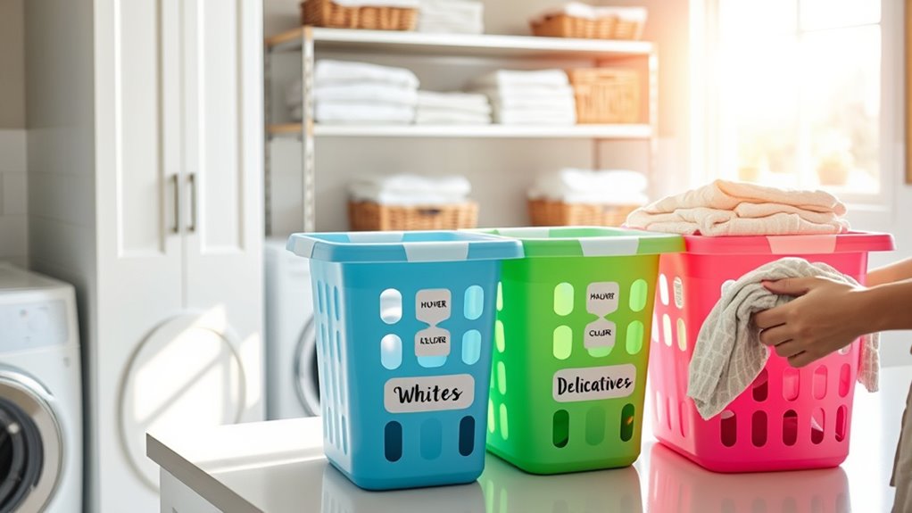 family laundry organization tips