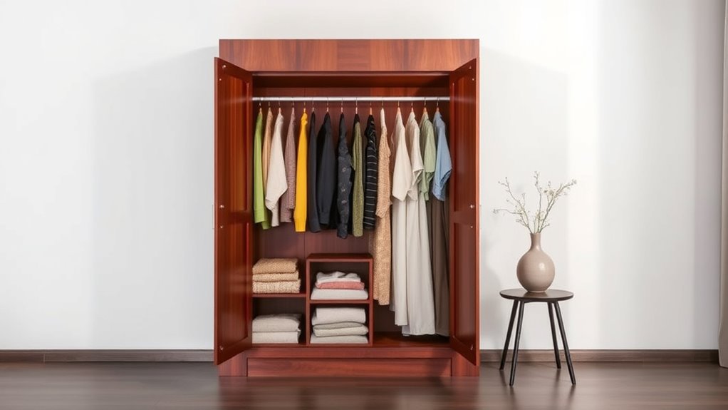 flexible customizable clothing storage