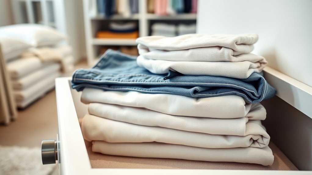 fold align store neatly