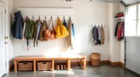 garage mudroom entryway solution