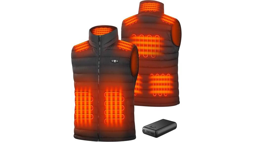 heated men s vest battery