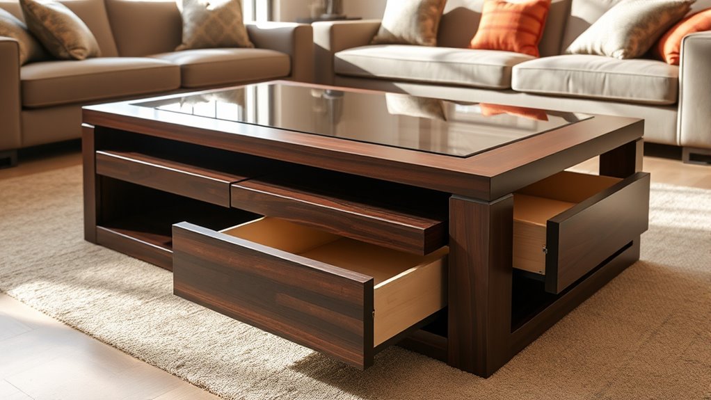 hidden multifunctional storage solutions