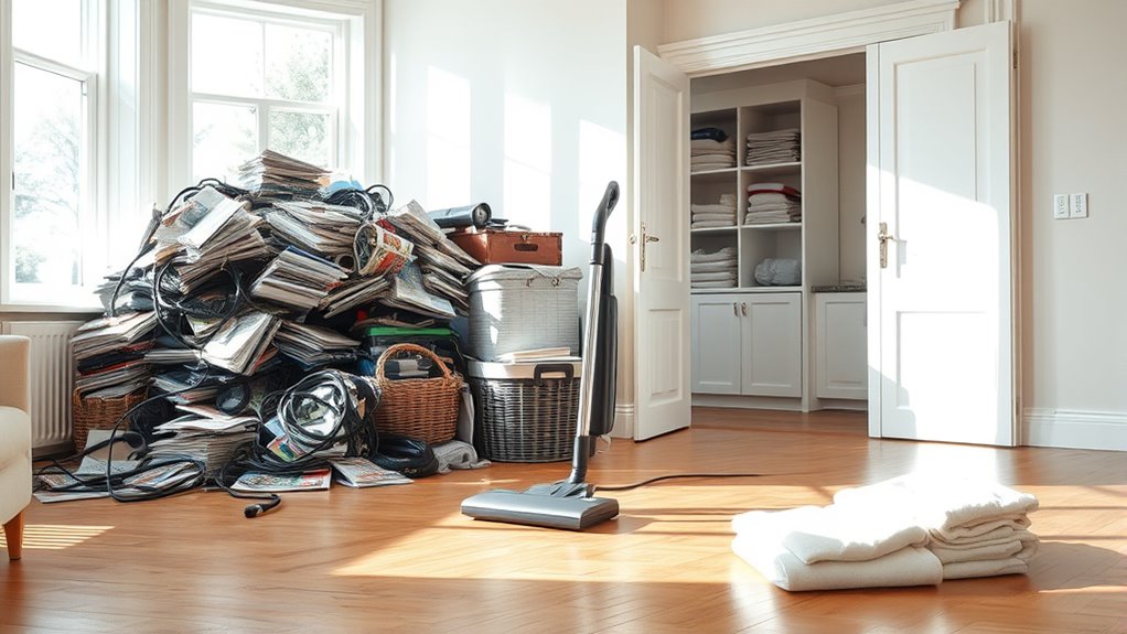 identify clutter before cleaning