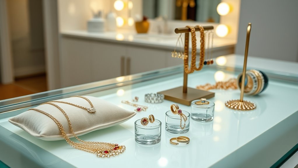 jewelry storage and display tips