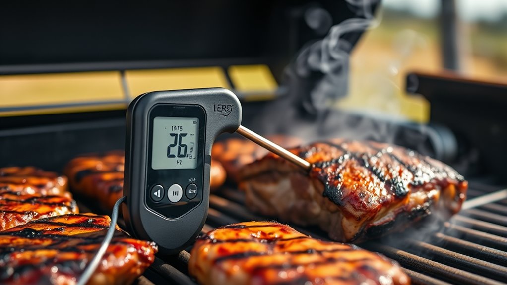 key grilling thermometer features