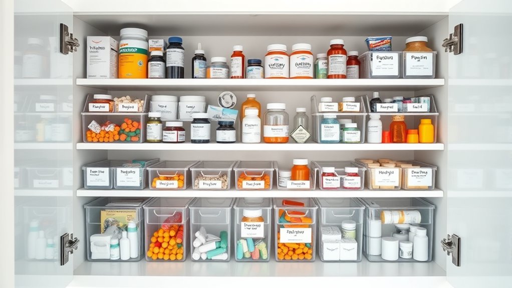 label organize store safely