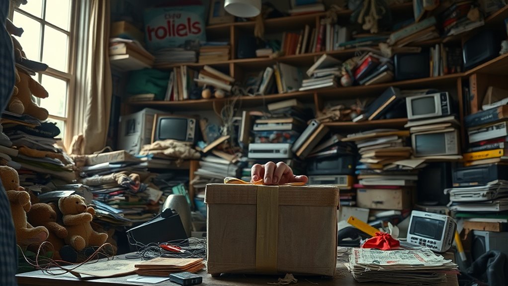 letting go of useless possessions